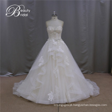 Nome Marca A-Line Bridal Dress Beading Motif